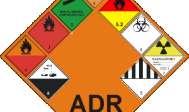 ETICHETELE  și MĂRCILE CLASELOR DE PERICOL din punct de vedere al transportului conform  ADR